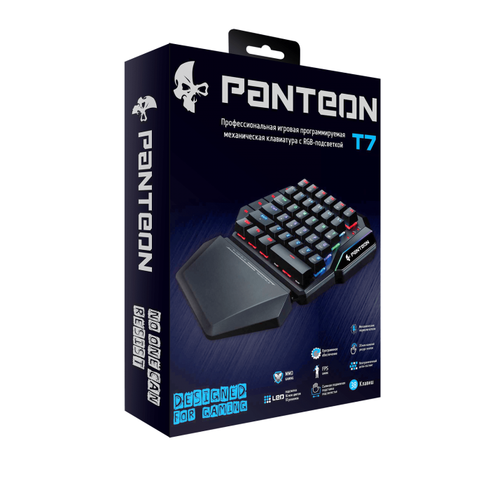 Игровая программируемая механическая клавиатура с RGB-подсветкой PANTEON Т75