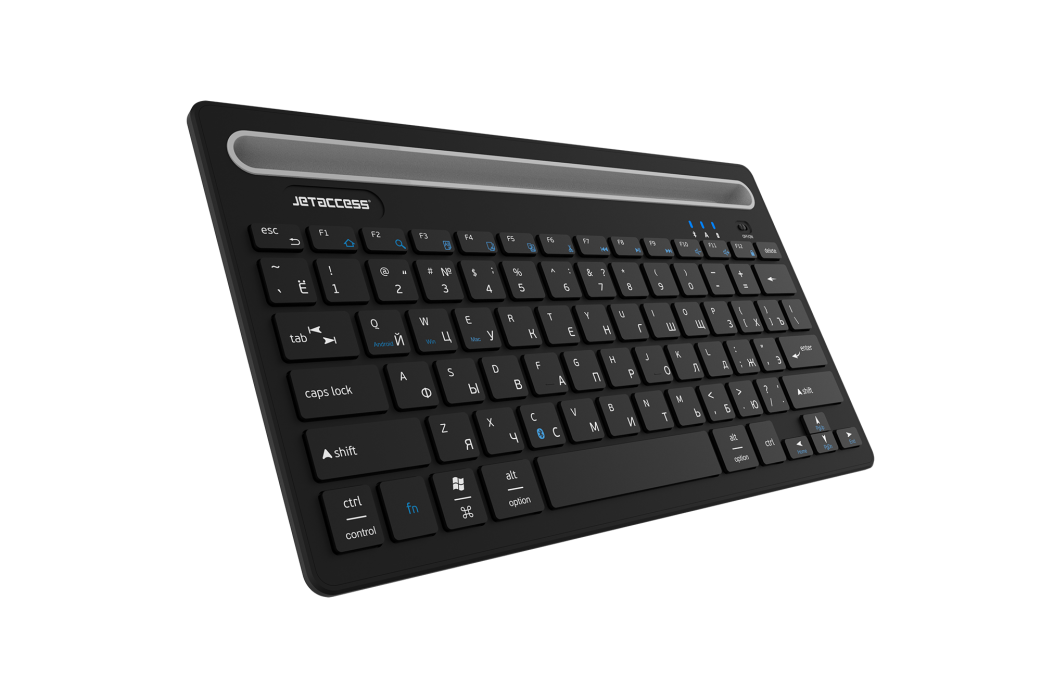 Bluetooth-клавиатура с аккумулятором и слотом для установки телефона или планшета SLIM LINE K3 BT1