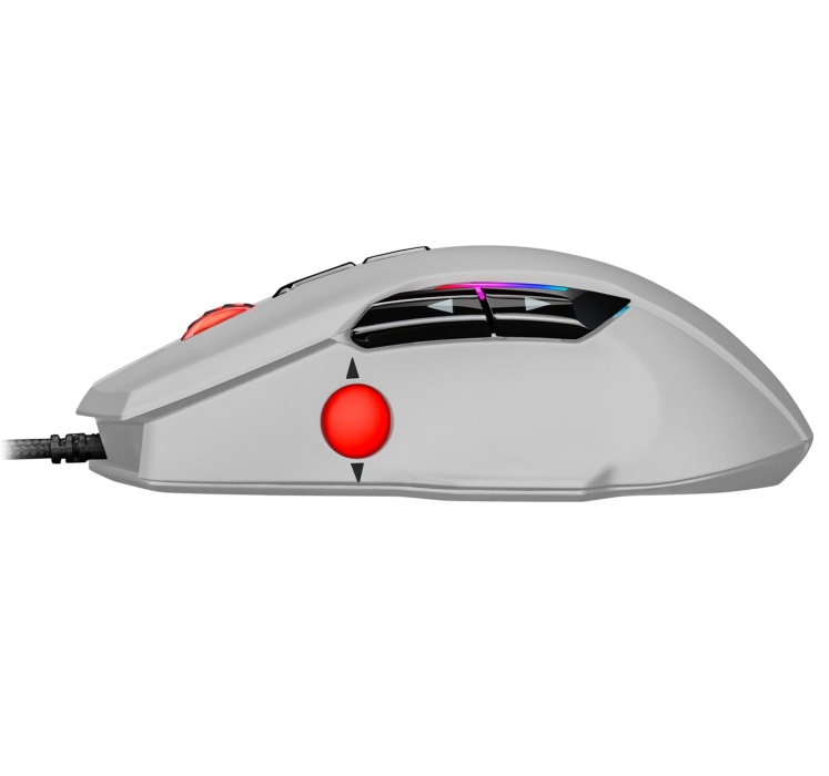 Игровая  программируемая мышь с  ДОПОЛНИТЕЛЬНЫМ КОЛЕСОМ ПРОКРУТКИ и LED-подсветкой RGB CHROMA LIGHT PANTEON PS150 4