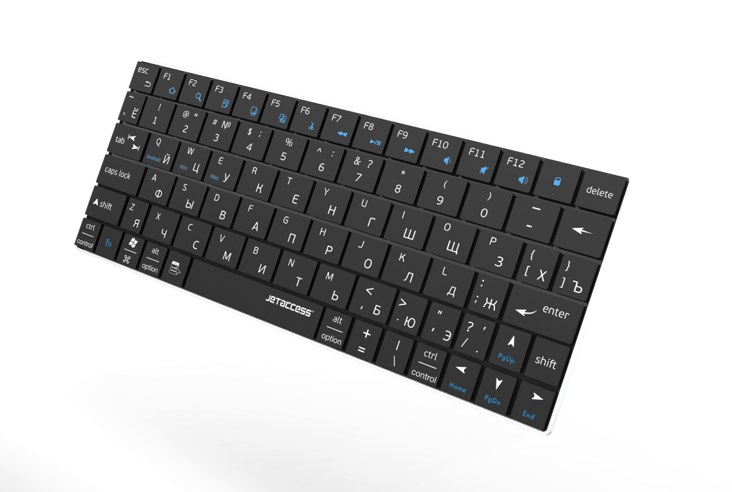 Ультракомпактная bluetooth-клавиатура с аккумулятором SLIM LINE K7 BT3