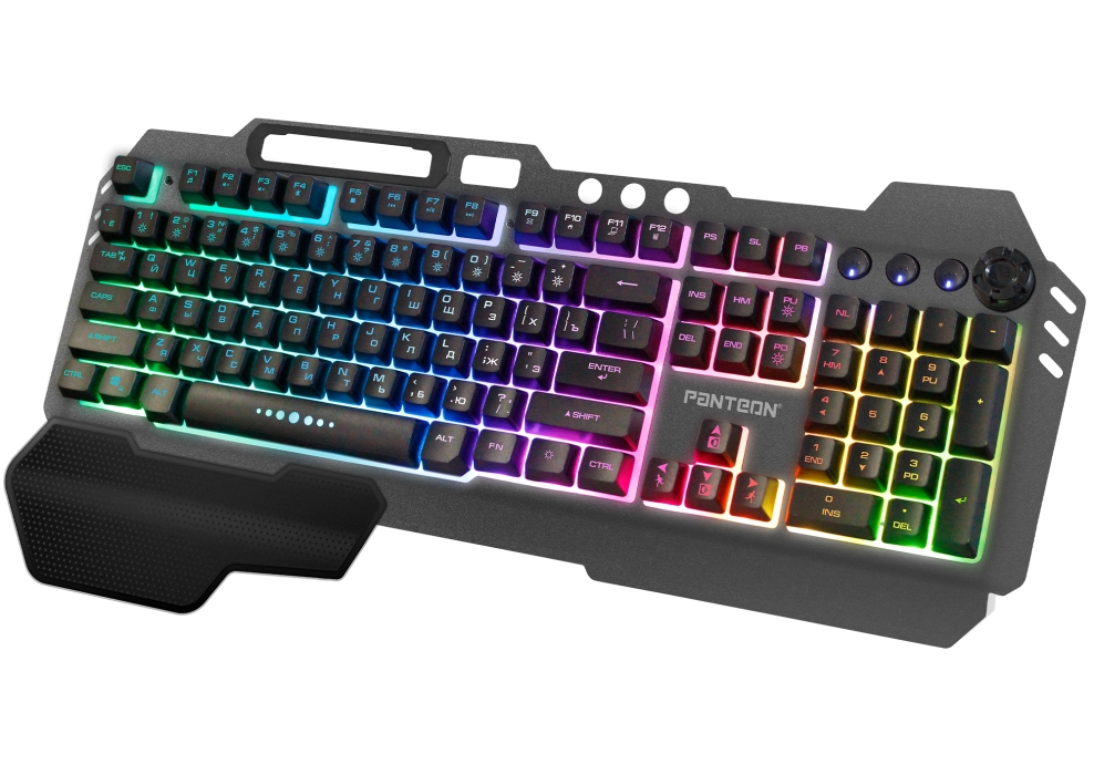 Мембранная игровая клавиатура с зонированной LED-подсветкой RGB LIGHT PANTEON M4012