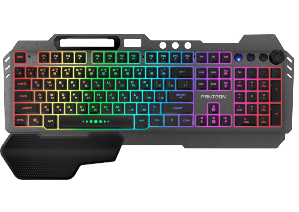 Мембранная игровая клавиатура с зонированной LED-подсветкой RGB LIGHT PANTEON M4015