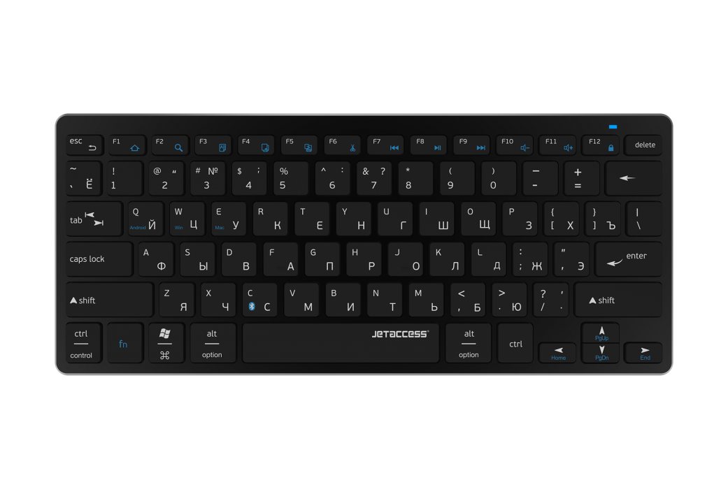 Ультракомпактная bluetooth-клавиатура с аккумулятором SLIM LINE K4 BT2