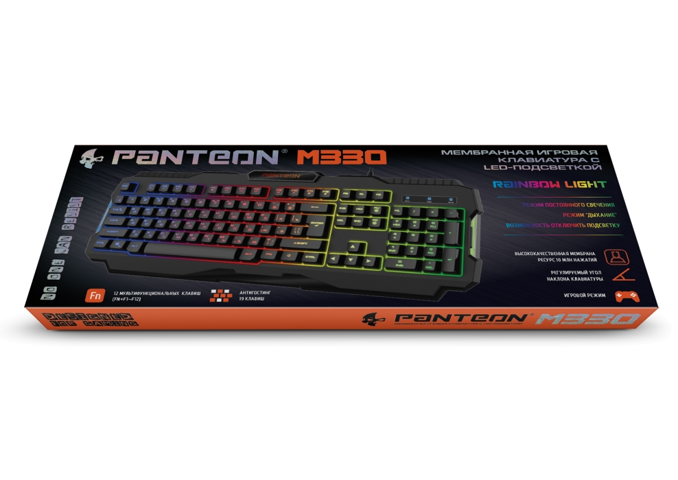 Мембранная игровая клавиатура с LED-подсветкой PANTEON M3308
