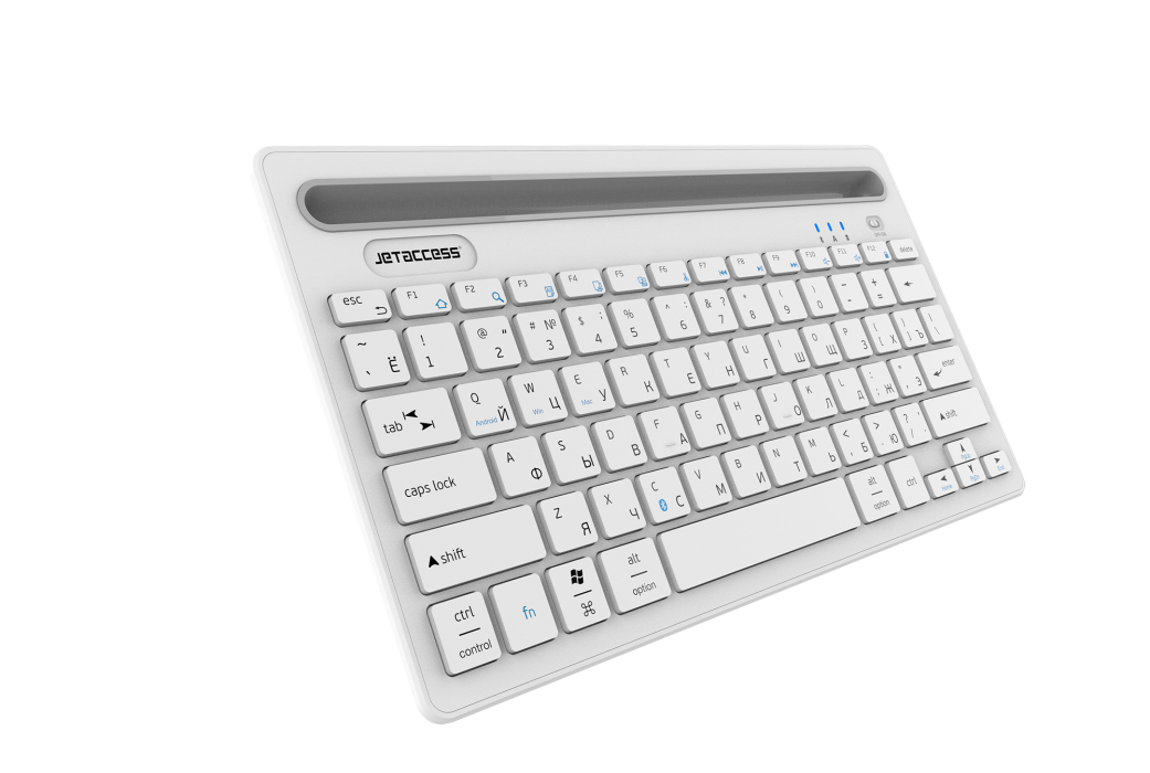 Bluetooth-клавиатура с аккумулятором и слотом для установки телефона или планшета SLIM LINE K3 BT1
